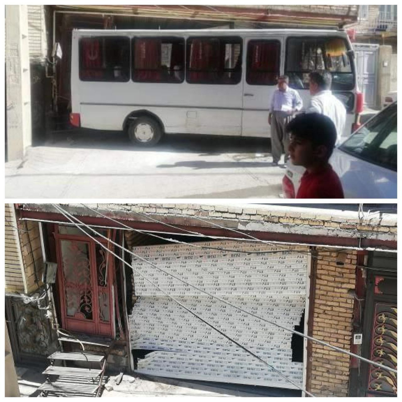سانحه رانندگی برای مینی‌بوس حامل دانشجویان در جوانرود استان کرمانشاه