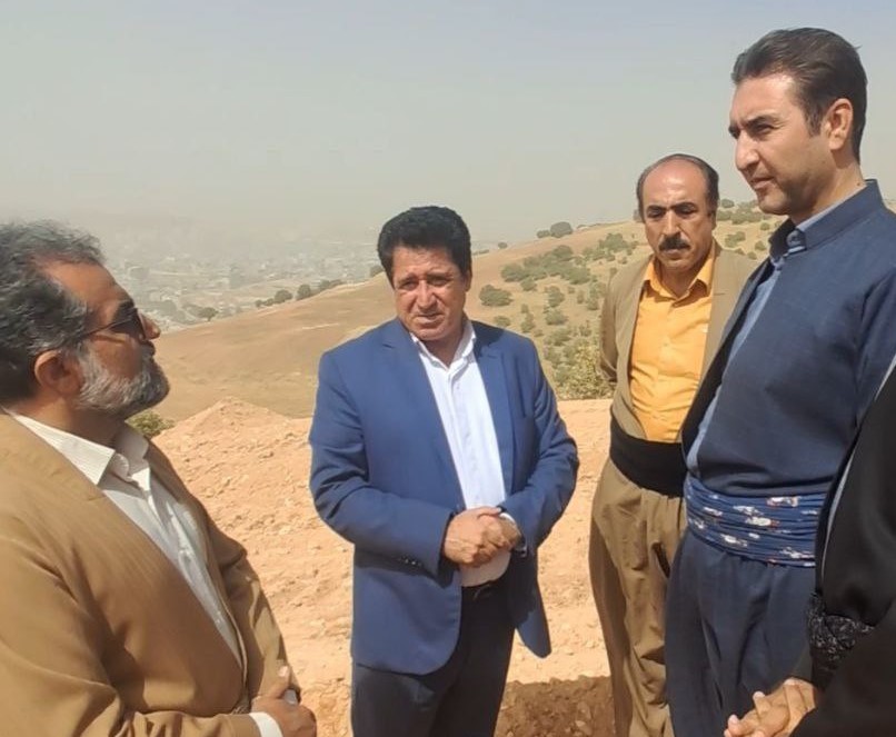 بازدید فرماندار جوانرود از پروژه آبرسانی صفی‌آباد