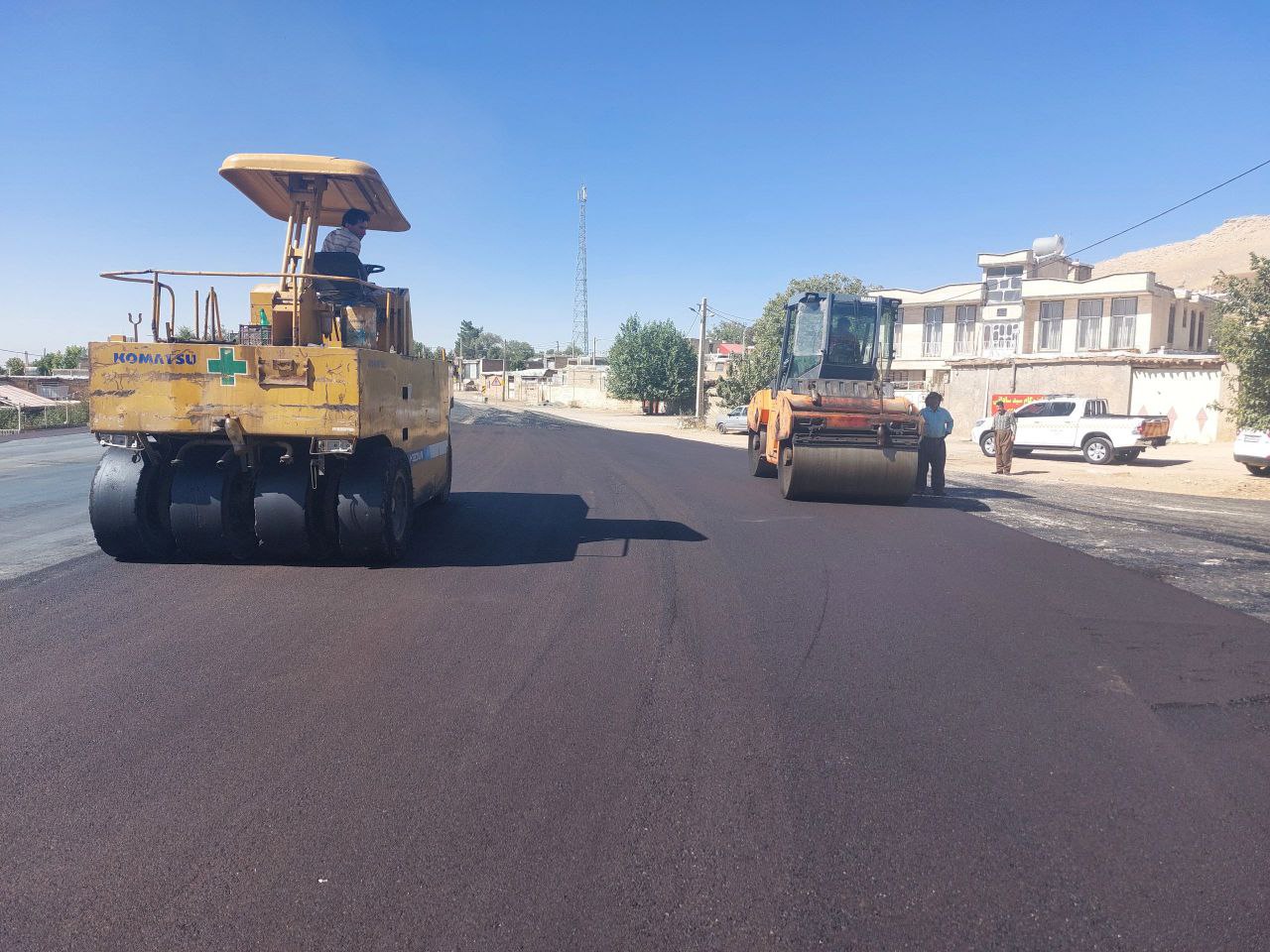 آغاز عملیات اجرایی و آسفالت محور کانی‌شریف – آسنگران