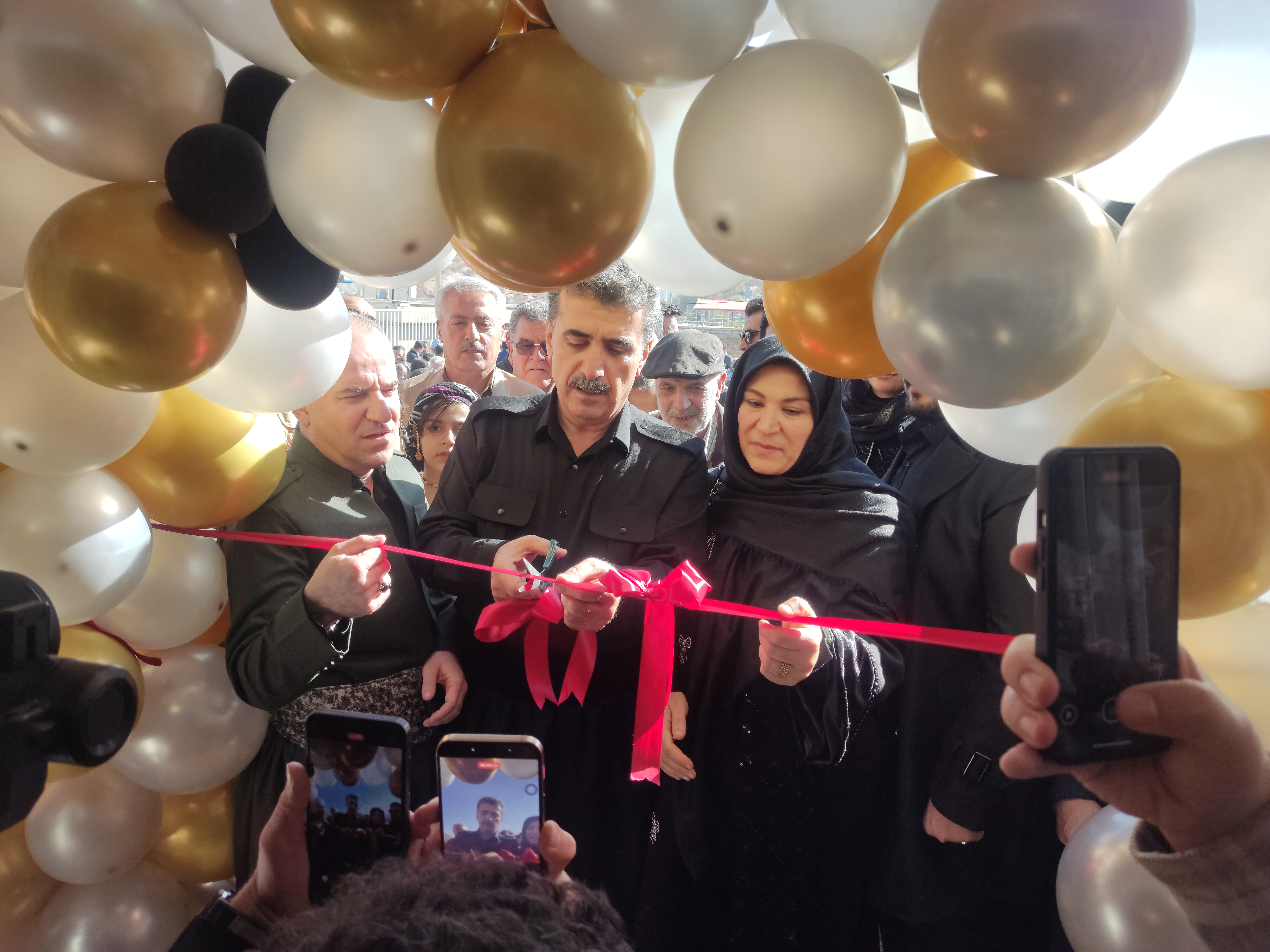 افتتاح مدرسه شش‌کلاسه به یاد مرحوم حاج احمد عبدی در شروینه جوانرود